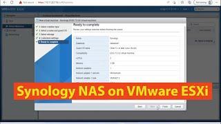 How to install Synology NAS on VMware ESXi in windows pc.