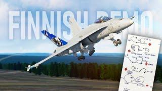 Flying the Greatest F/A-18 Demo! With a Force Feedback Stick!