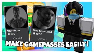 HOW TO MAKE GAMEPASSES IN ROBLOX EASILY! (2023)