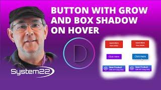 Divi 4 Button With Grow And Box Shadow On Hover 