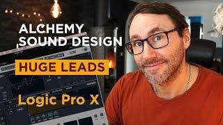 Alchemy Logic Pro X - Huge Lead Synth Sound Design Tutorial