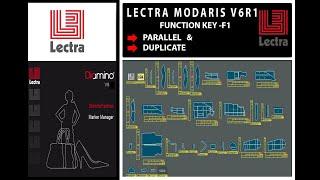 Lectra Modaris V6R1 Parallel and Duplicate