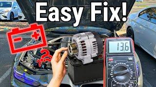 8 Culprits Your Battery Light On but Alternator is Charging | How to Fix Battery Light On Dashboard