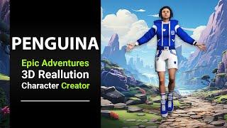 Stunning Penguina Character-Pack High-Quality 3D Character for Character Creator 4 & Unreal Engine 5