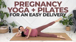 Pregnancy Yoga & Pilates Exercises For An Easy Delivery (30 MIN)