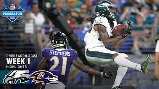 Philadelphia Eagles vs. Baltimore Ravens | 2023 Preseason Week 1 Game Highlights