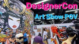 DesignerCon Art Show Walk Around POV