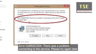 How to fix Error 0x8802C004. Problem connecting to the OneDrive Service Windows 8.1