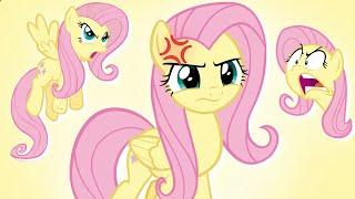 Fluttershy becoming a CONFIDENT QUEEN 