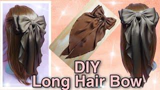 DIY LONG HAIR BOW| EASY TUTORIAL #39