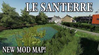 "LE SANTERRE" NEW MOD MAP Farming Simulator 19 PS4 MAP TOUR (Review) FS19.