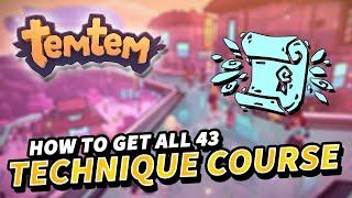 Temtem All TECHNIQUE COURSE Locations (How to get all 43 TC) | Update 1.0