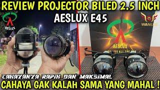 REVIEW BILED AESLUX E45 2.5 INCH BLUE LENS #biled #biledprojector