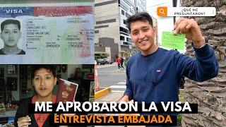 ️Me aprobaron la VISA AMERICANA | Embajada EE.UU