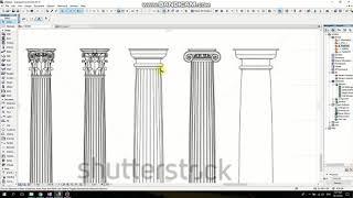 Archicad tutorial: how to make a classic greek column