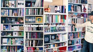 2025 kpop album shelf makeover + tour  reorganizing my 1000+ album collection for the new year !