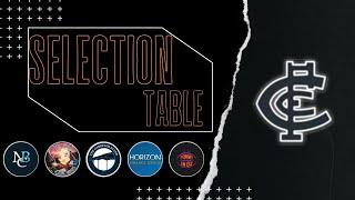 LIVE Selection Table: Picking Carlton's Best 23 vs Richmond! | Round 1 AFL 2025