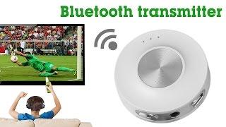 Avantree Bluetooth transmitter for TV,connect low latency wireless adapter to headphones, Priva II