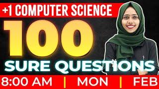 Plus One Computer Science Model Exam | 100 Sure Question | Exam Winner +1