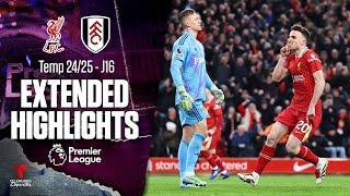 Liverpool vs. Fulham | Highlights Premier League | Jornada 16 | Telemundo Deportes