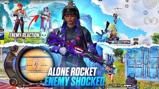 Fastest Solo VS Squad Gameplay | clutch by ALONE PlayzYT |BGMI