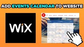 How To Add Events Calendar To Wix Website (2024)