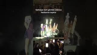 SAHNEYE TERLİ GÖMLEK ATILDI!! HADİSENİN TEPKİSİ  #hadise #rap #shorts #tiktok #fyp #reels #viral