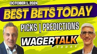 Free Best Bets and Expert Sports Picks | WagerTalk Today | MLB Playoffs Picks | NHL & NFL | 10/1/24