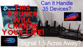 Fastest Router Most Range? - TP-Link AC5400 Wireless Wi-Fi Tri-Band Gigabit Router (Archer C5400)