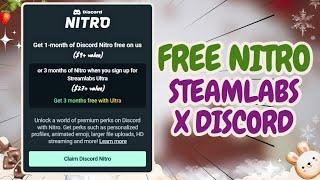 Free Discord Nitro Trial for Streamlabs Users | DISCORD X STREAMLABS