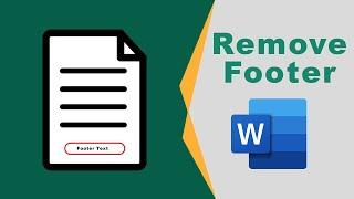 how to remove footer from first page in Microsoft Word