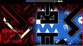 "Slaughterhouse" Original vs Layout | Geometry Dash Comparison