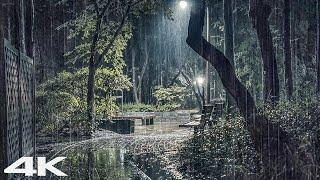 99% OF YOU ASLEEP FAST with Nature Rain at Rainy Night - Sleep Quickly