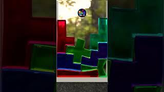 PENTOMINOES SOFTBODY TETRIS SIMULATION #shorts #short #animation #tetris #pentominoes  #satisfying