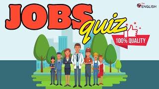 ️JOBS Vocabulary Quiz for ESL Learners Test Your English Vocabulary Fun Interactive Quiz