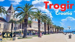 Trogir Croatia  4K Old Town Walking Tour 2022