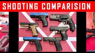 Umarex T4E Pistols,  Revolver, Shotgun and Home Defense Products Shooting Demo #MCS