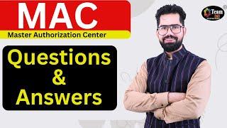 Master authorization Center Questions & Answers  | DMIT test | Midbrain Activation | Ridge analysis|