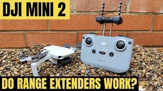 DJI MINI 2 YAGI RANGE EXTENDER V OCUSYNC 2.0 TEST