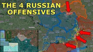 The 4 Ongoing Russian Offensives Captures Additional 18SQKM As Fighting Intensifies