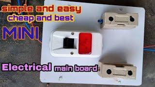 Simple and easy mini electrical main board || ewc