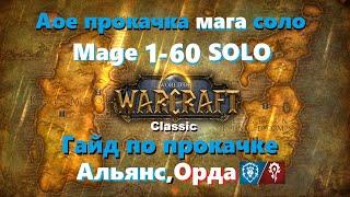 Wow classic: АОЕ прокачка мага вов классик 1-60 Альянс Орда