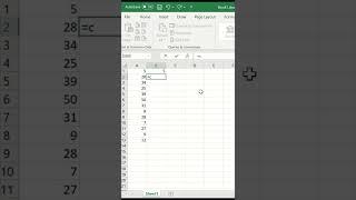 Concatenate Converts column data into comma separated values in Excel #shorts