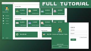 C# Full Tutorial - Income and Expenses Tracker System