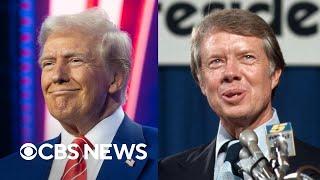 President-elect Trump reacts to former President Jimmy Carter's death