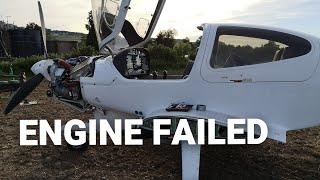 Dad filmed Emergency Landing after Engine Failure | Diamond DA40 NG