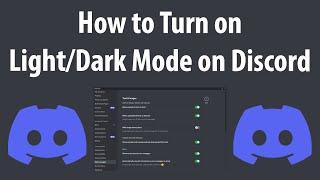 How to Turn on Light or Dark Mode in Discord