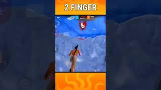 2 Finger Best Custom HUD  #freefire #oneshotindia #shorts