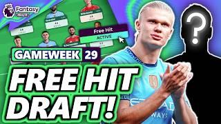 THE BEST FREE HIT TEAM FOR FPL GAMEWEEK 29!  | Fantasy Premier League 24/25 Strategy and Tips