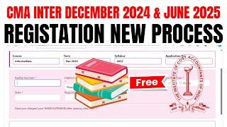 CMA Intermediate Registration Process | CMA inter Dec 2024 Registration & June 2025 Registration